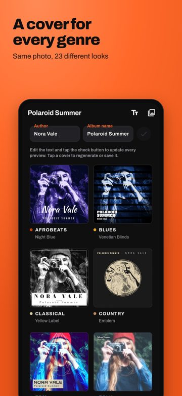 Sleevo on iPhone, screen 2