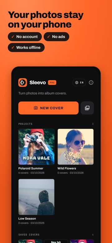 Sleevo on iPhone, screen 5